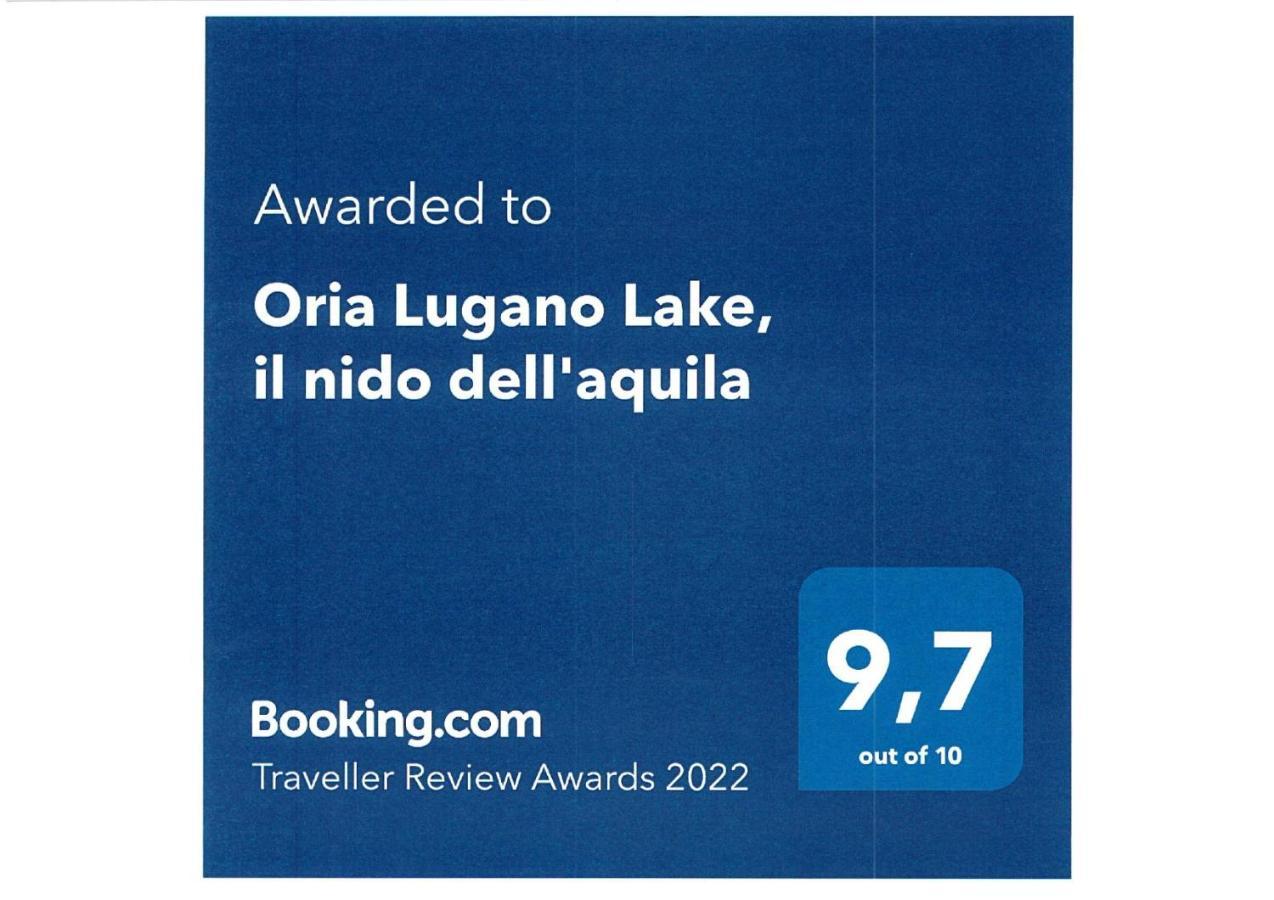 Appartement Oria Lugano Lake, Il Nido Dell'Aquila Extérieur photo